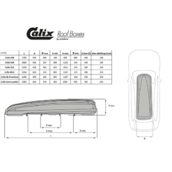 Autoform Calix H22 Kiiltävä Musta Kuljetuslaatikko -Autotarvikkeet myymälä calix suksi boksi kuljetus laatikko mitta mitat tampere ee2dfa96