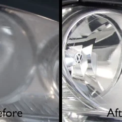 Autoglym Headlight Restoration Kit -Autotarvikkeet myymälä headlights demo 001 2f5f9422