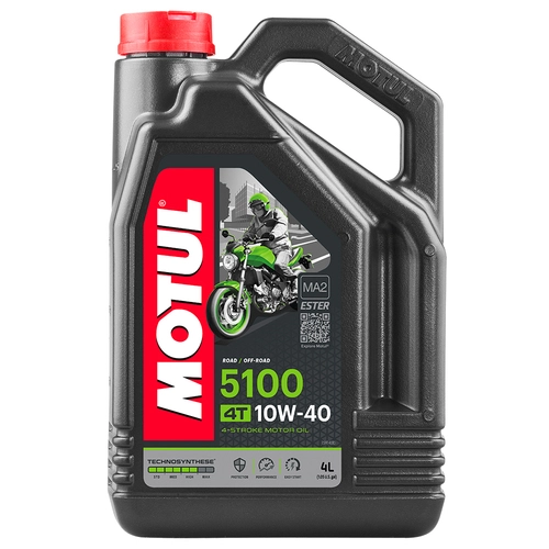 Motul 5100 Ester 10w-40 4-T Moottoripyöriin 4L