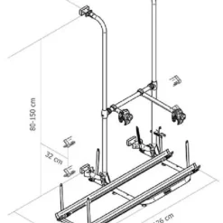 Thule Sport G2 Compact Pyöräteline Pakettiauton Takaoveen (pariovelliset) -Autotarvikkeet myymälä sport g2 door dimensions f5aab244