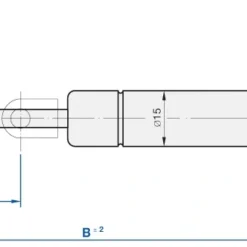 Stabilus Kaasujousi 75N -Autotarvikkeet myymälä stabilus kaasu jousi voima 50n 75n mitat mitta taulukko tampere add67a16